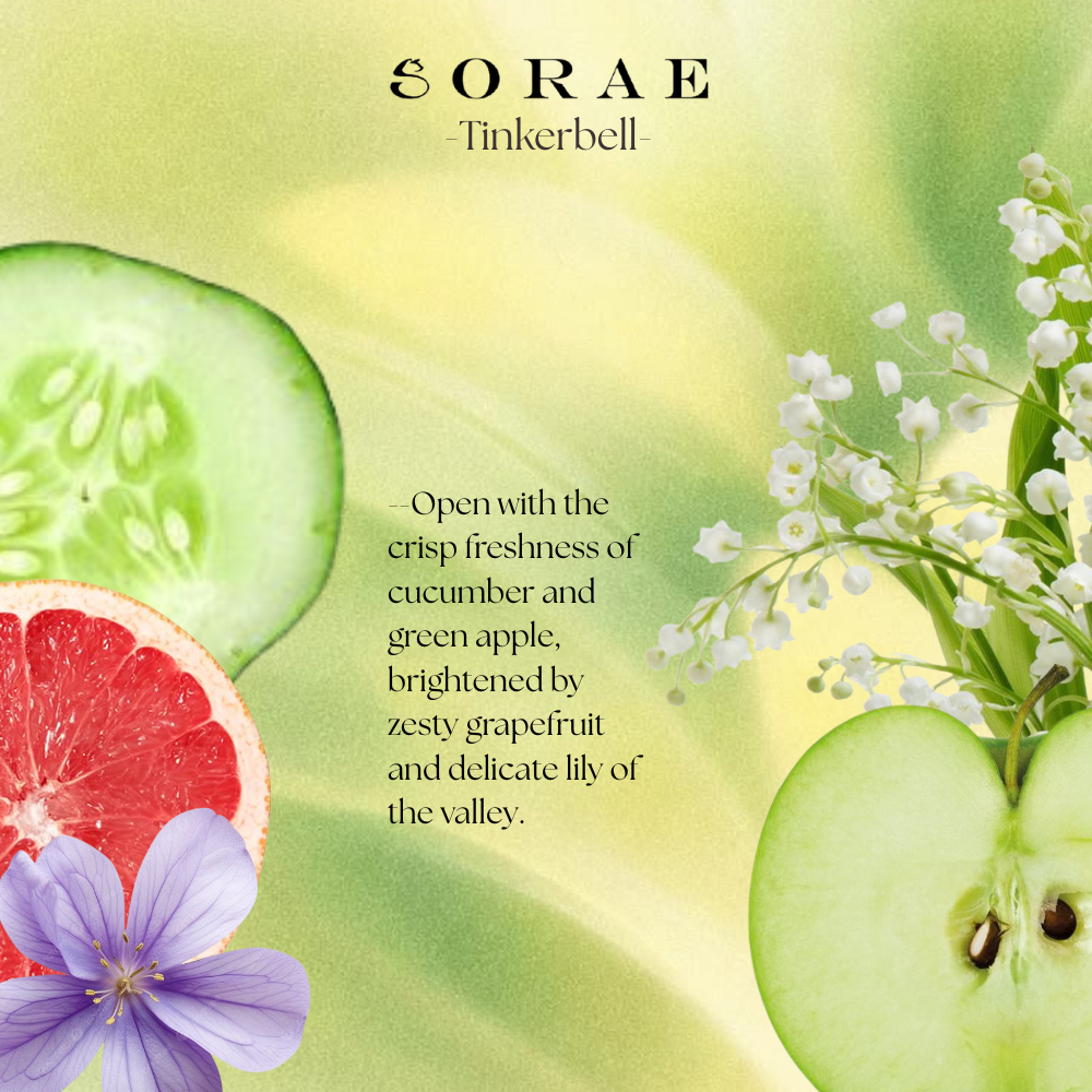 SORAE TINKERBELL REFRESHING FLORAL EXTRAIT DE PARFUM 30ml / 100ml