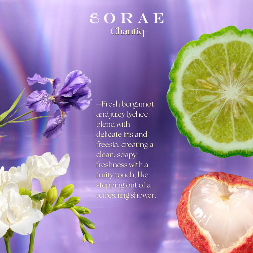 SORAE CHANTIQ FRUITY FLORAL EXTRAIT DE PARFUM 30ml  / 100ml