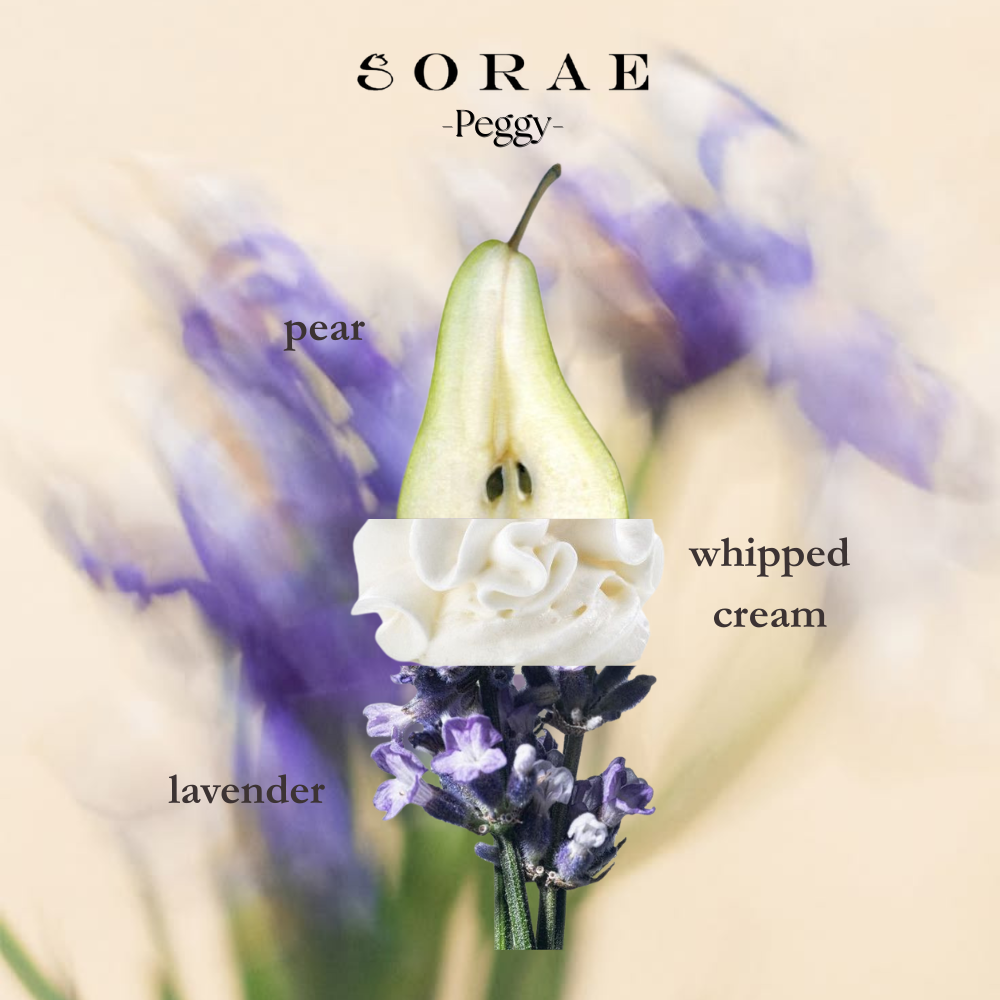 SORAE PEGGY PEAR LAVENDER MARSHMALLOW EXTRAIT DE PARFUM 30ml/ 100ml