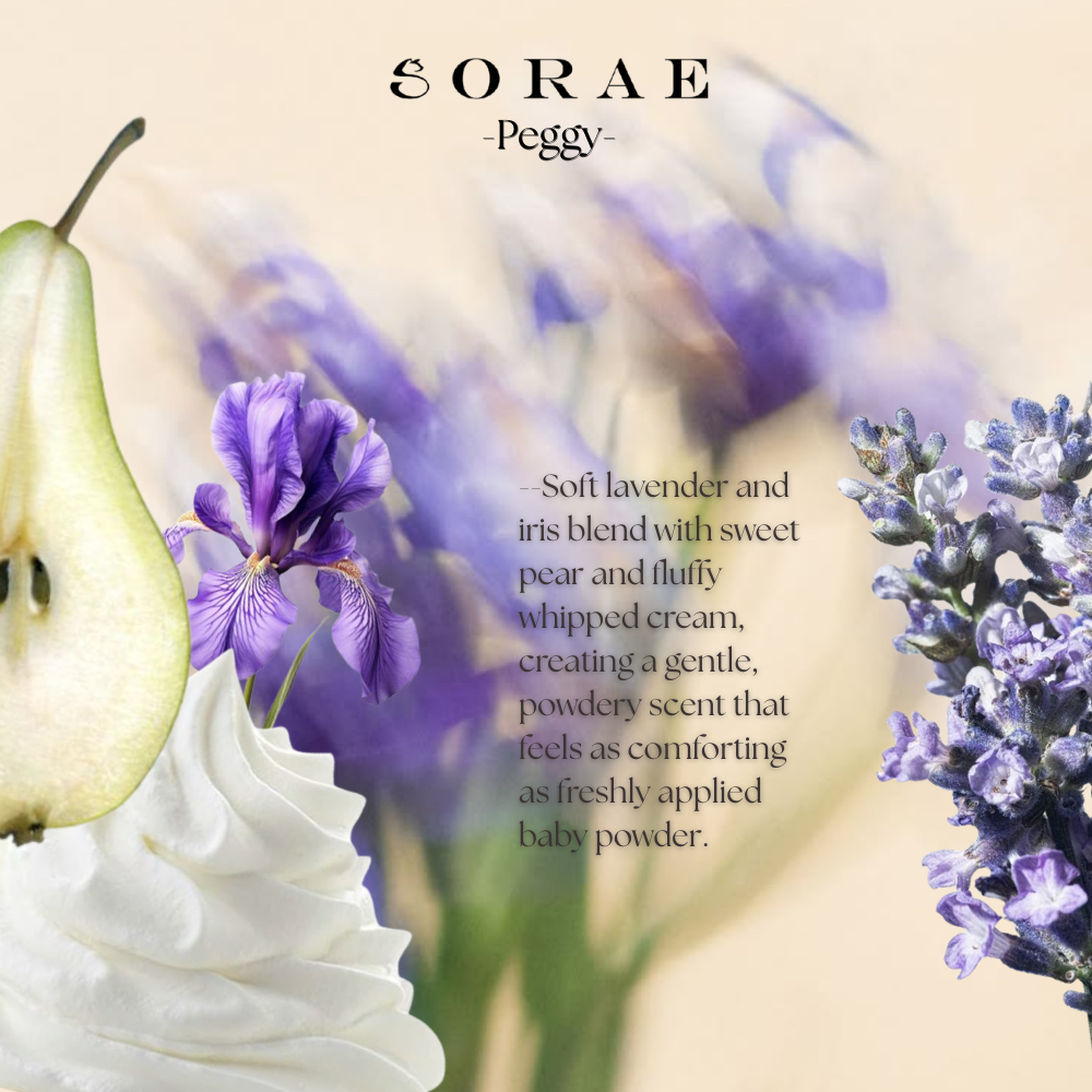 SORAE PEGGY PEAR LAVENDER MARSHMALLOW EXTRAIT DE PARFUM 30ml/ 100ml