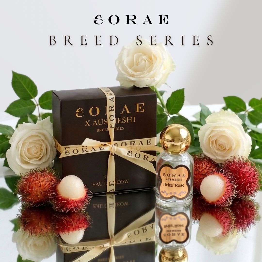 SORAE BRITE ROSE X AUS MESHI BREED SERIES EAU DE MEOW 30ml